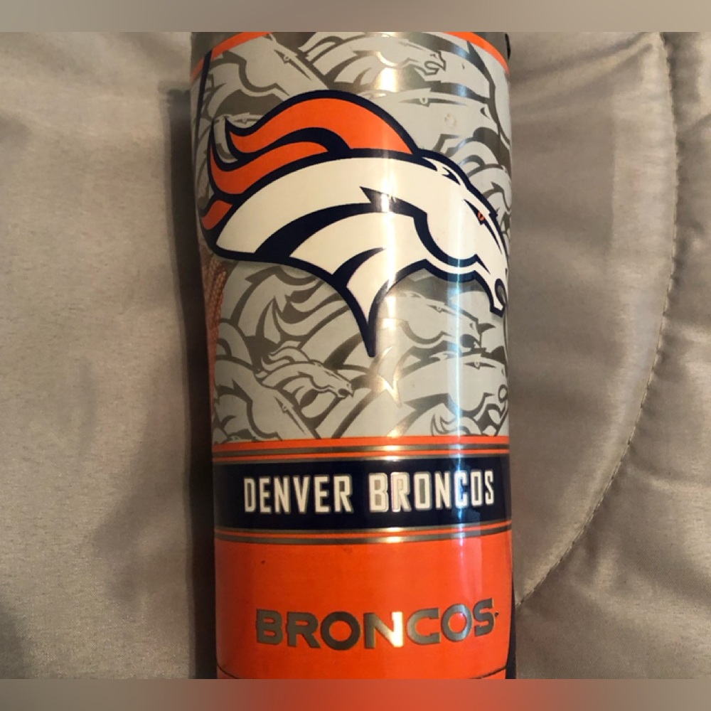 Tervis stainless steel tumbler - Orange & Blue Denver Broncos